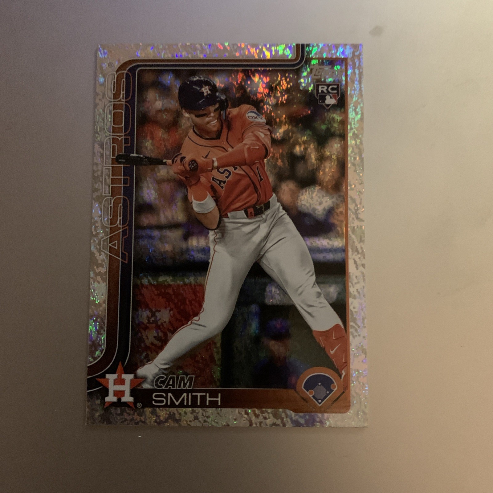 2025 Topps Update Cam Smith #US298 Glitter Holo Foil Houston Astros Rookie