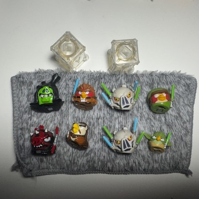 Angry Birds Star Wars Telepods - Lot Of 8 Figures & 2 stands