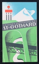 Tourist brochure 1935 SWITZERLAND The Gotthard Electric Railway Tourism