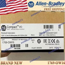 AB 1769-OW16/A CompactLogix Relay Output Module New Factory Sealed 1769OW16 serA