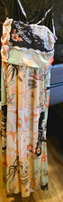 Urban Outfitters Paradise Map Mesh Slip Dress California Postcard Midi Size L
