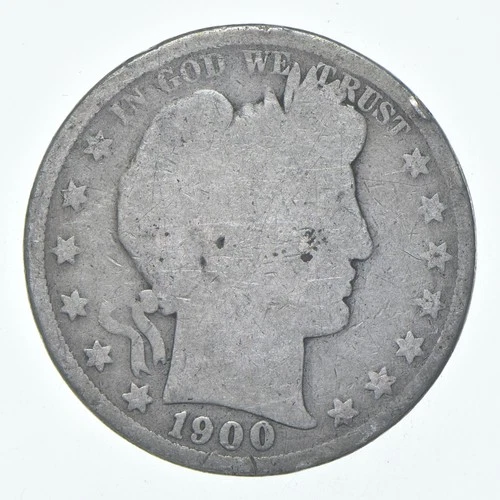 1900 Barber Half Dollar Estate Coin Collection *319