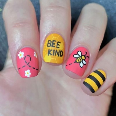 Acrylic False Nail,Artificial Nail Glues on Nail Press on Nail Design Fake Nail