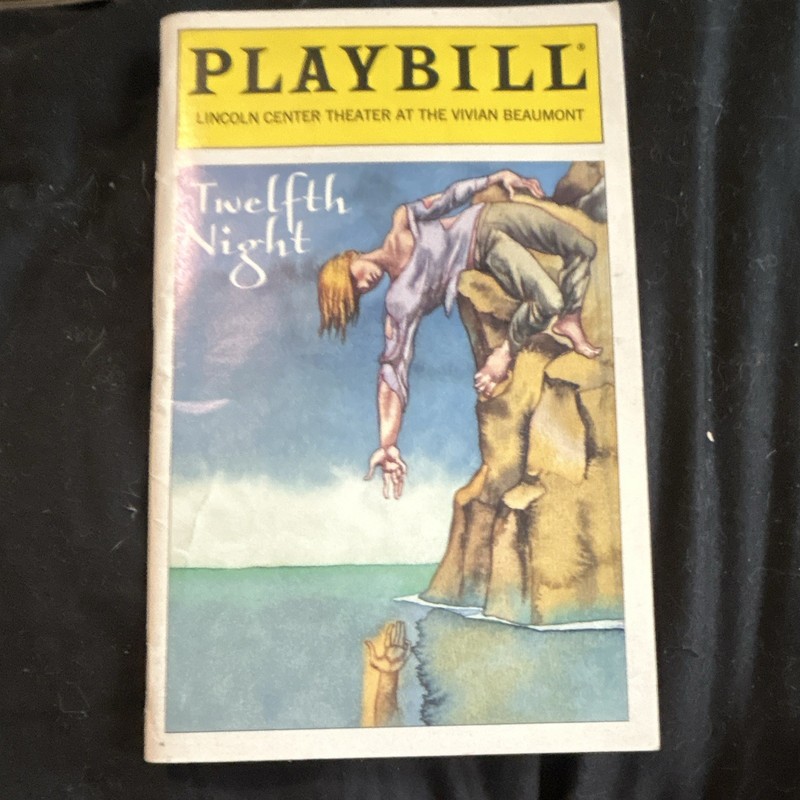 Playbill Twelfth Night Theater Program, Lincoln Center Theater Vivian Beaumont