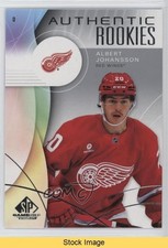 2024 Upper Deck SP Game Used Authentic Rookies Albert Johansson #265 READ 18bi