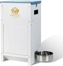 Dog Feeder - 25 Lbs Heavy Duty Pet Feeder Automatic Dog Food Station Pet Lodge G