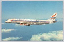 Delta Air Lines DC-8 Jetliner Vintage Postcard N802E Aviation Airline