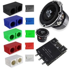 B2 Audio RIOT-2.5 Mini Woofer System Scatola Stampata in 3D, Amplificatore e Custodia Progetto Fai da Te