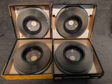 4 Kodak Slide Trays Carousel Transvue 140  Ektagraphic Model 2 Boxed