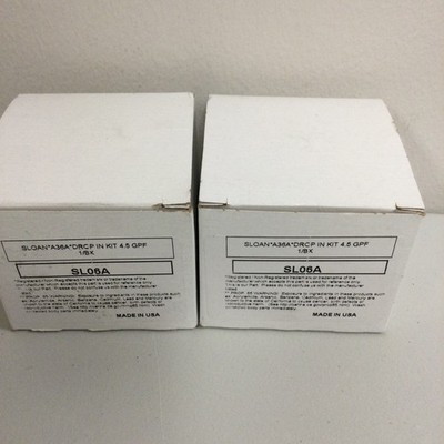 (2) Sloan Water Closet Flushometer Repair Kit A-36-A 4.5GPF Drop in 3301036