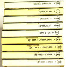 9 Cokin P series filters in case as shown.
