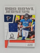 KEANU NEAL 2019 SCORE PRO BOWL JERSEYS FALCONS PRO BOWL WORN RELIC PATCH GATORS!