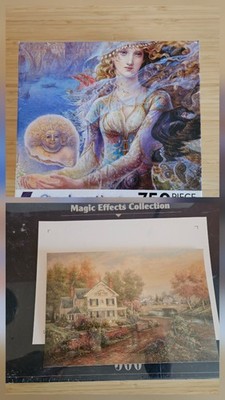 Lot Of 2 Puzzles, NEW, Factory Sealed,  Enchanting  Shimmer, Magic Effects