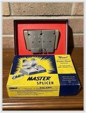 Craig Master Splicer Feather Touch Scraper Original Box 1960s 8mm Film