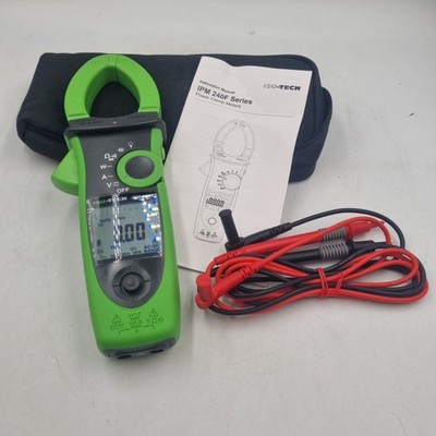 ISO-TECH IPM 240F Digitale Stromzange Multimeter Wechselstromtester mit Leitungen