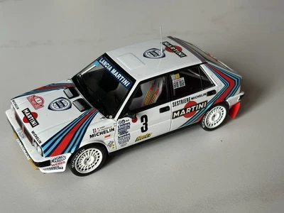1 24 NEUF IXO LANCIA DELTA HF-4WD RALLYE WRC MONTE CARLO 1988 SABY - Photo 1/2
