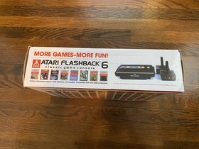 Atari Flashback 6 Classic Game Console Model AR2680 100 Games Open Box