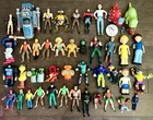Vintage 80s 90s Toys Mixed Lot Action Figures Ninja Turtles Batman Spiderman