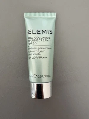 Elemis Pro-Collagen Marine Cream SPF30 15ml Hydrating Day Cream RRP £38 New - Image 1 of 3