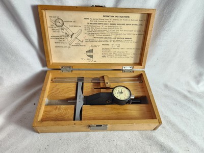 Mueller Gage Series 700 Groove Gage Depth Gage .0005'' Resolution 