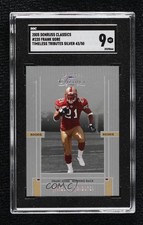 2005 Donruss Classics Timeless Tributes Silver 43/50 Frank Gore SGC 9 Rookie RC