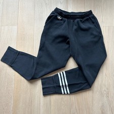 Adidas Original Adicolor Neuclassics Sz S Sweatpants Black Joggers White Stripes