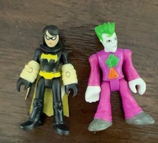 Fisher Price Imaginext DC Super Friends Batgirl Joker Figures Lot Mattel