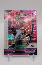 2020 Panini Prizm Draft Picks - Draft Picks Rookies Jake Fromm #111 Pink Pulsar