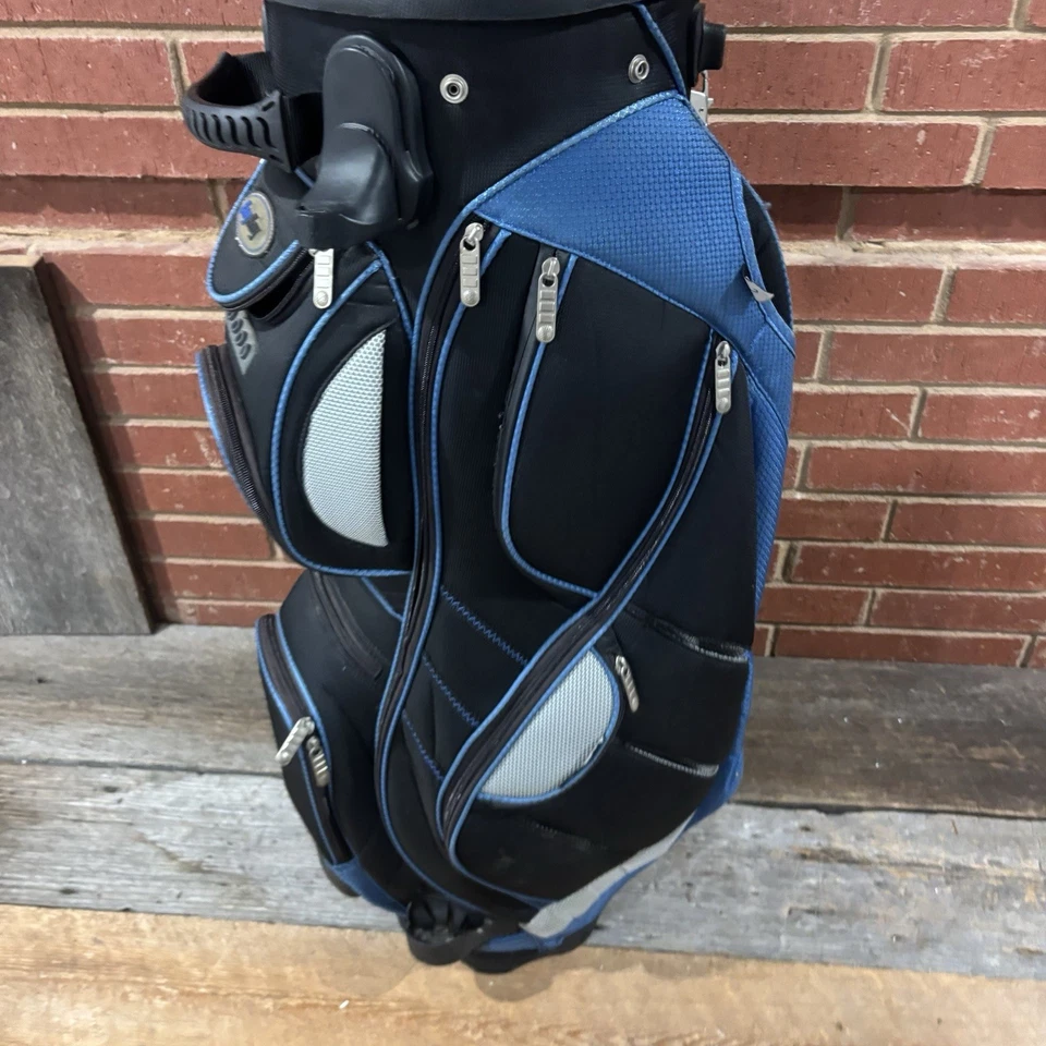 Bolsa de carro de golf Bag Boy revólver sistema giratorio divisores de 14 vías azul ver fotos Foto 4 de 4