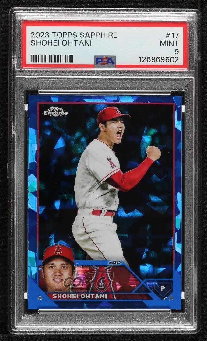 2023 Topps Chrome Sapphire Edition Shohei Ohtani #17 PSA 9 MINT 0i1b