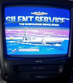 Silent Service Konami NES Cart Game - Fully Tested