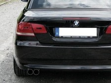 Eisenmann Sportauspuff BMW 3er E92 E93 Coupe Cabrio 320i mit Flansch 2x70 scharf