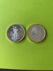 2 Silvertowne 1 Troy oz .999 Fine Silver Rounds-priced To Sell