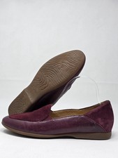 Dansko Lace Women  s Loafers Shoes Wine Glazed Kid Leather Sz EU 39 US 8.5-9
