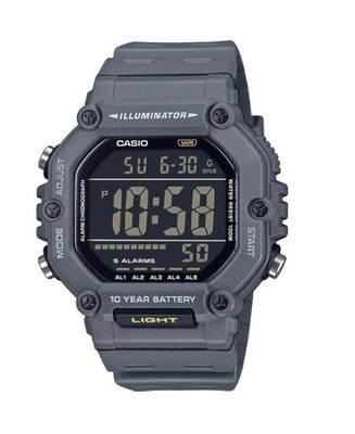 CASIO Men Casual Watch Classic Dress Black Dial Waterproof Sport Japan 50mm