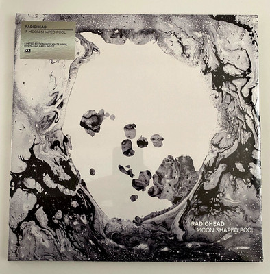RADIOHEAD ''A MOON SHAPED POOL'' LP - WHITE VINYL LP - FIRST PRESS!!  SEALED