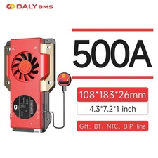 Daly BMS 4S-16S 300-500A 12V 48V 60V Li-ion LiFePo4 Smart BMS w/Bluetooth Module