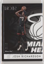 2018-19 Panini Noir Icon Edition 63/85 Josh Richardson #101 y8a