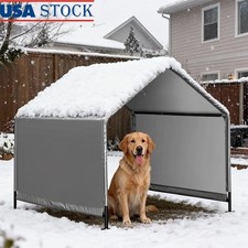 Portable Outdoor Dog Tent Pet Shade Shelter Easy Assembly Wind Resistant New