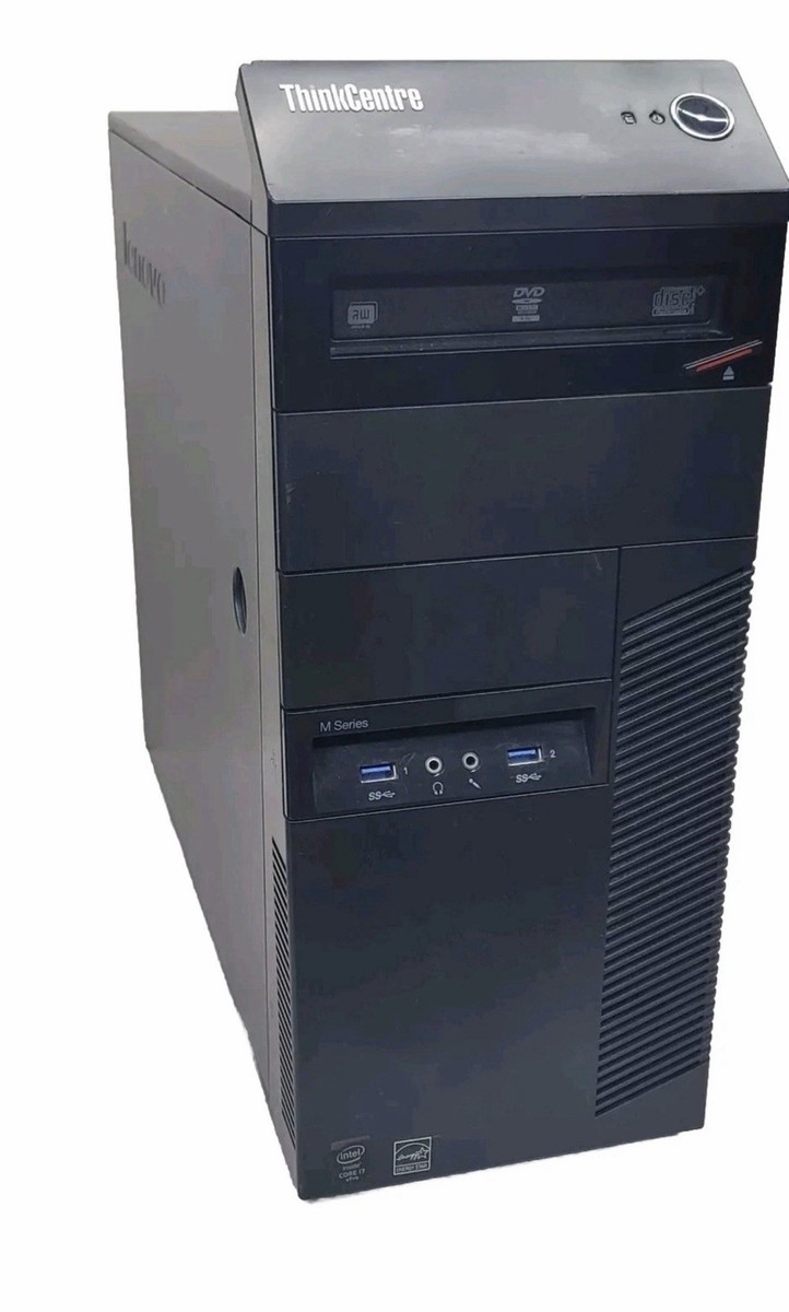 Lenovo ThinkCentre M93p Tower i7-4770 16GB 256GB SSD 500GB HDD Win