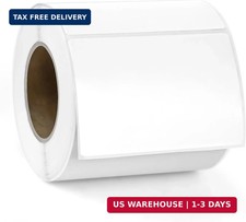 3"x2" Inch White Thermal Printer Labels - Adhesive Waterproof Addre