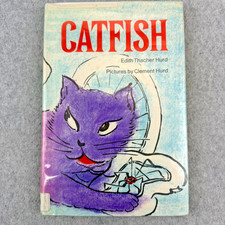 Vintage Catfish Edith Thatcher Hurd Hardcover Viking 1970 Hardcover Illustrated