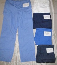 Landau Woman Modern Fit Cargo Scrub Pant Drawstring Elastic Back 8385 Sz M - XL