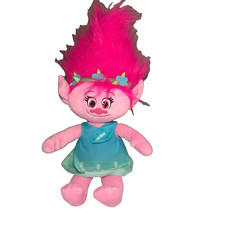 DreamWorks Trolls Princess Poppy Plush 22  Large Soft Toy Hasbro 2015 Pink Doll
