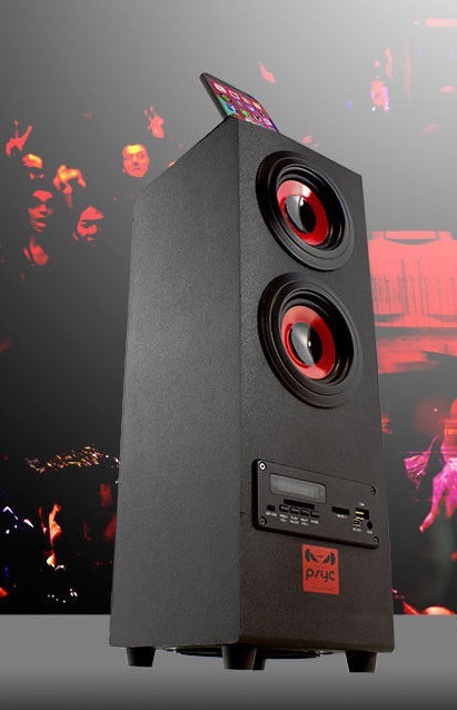 sharper image acoustic tower speaker