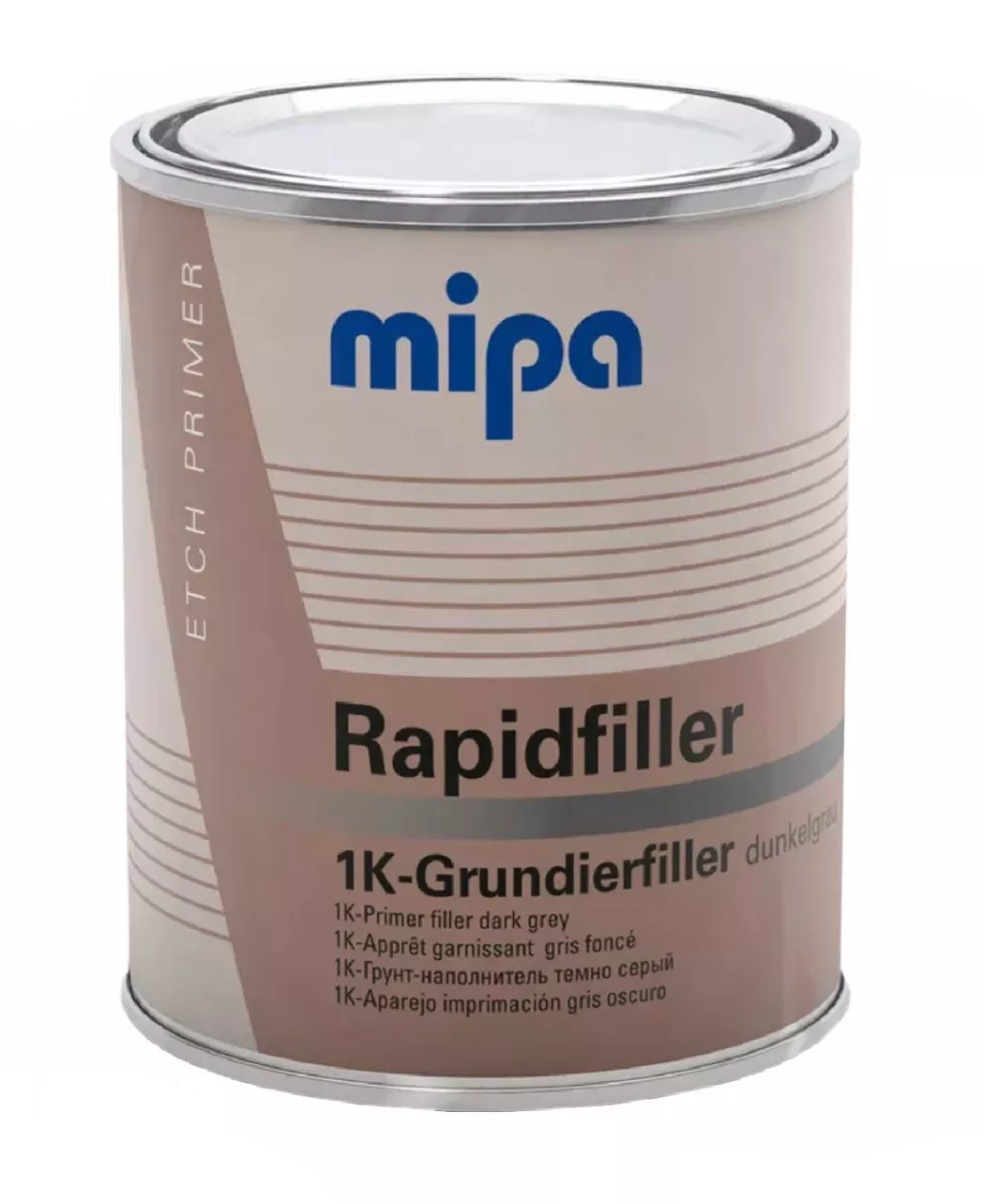 MIPA DARK GREY Rapidfiller 1k Etch Primer Filler Primer 3L