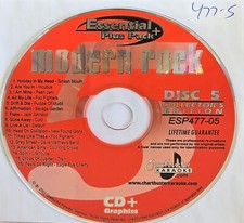477-5 MODERN ROCK    1 DISC CHARTBUSTER KARAOKE LOT VA