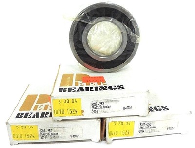 Cuscinetto Peer 6207-2RS-NR 35x72x17 Con Anello Di Tenuta E Anello Seeger - Nuovo