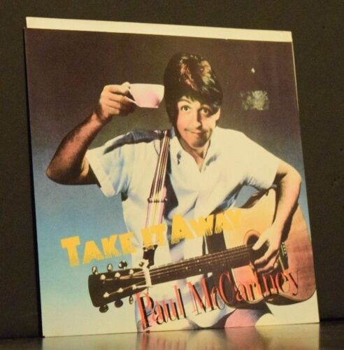 Paul McCartney Take It Away I'll Give You A Ring 45 RPM 1982 Record Sleeve Only - Afbeelding 1 van 2