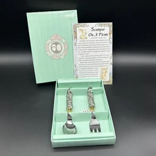 Open Box Arthur Court Scamper On A Picnic Child's Fork & Spoon